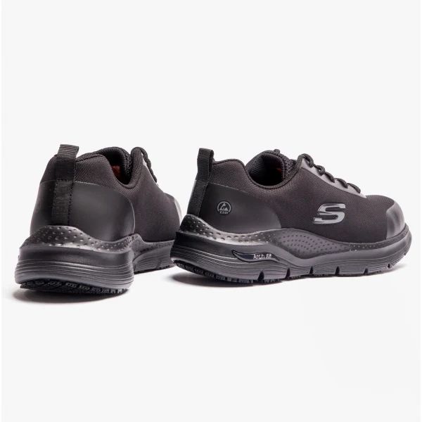 Skechers Work 200086EC ARCH FIT SR - RINGSTAP Mens Safety Trainers Black - Image 3