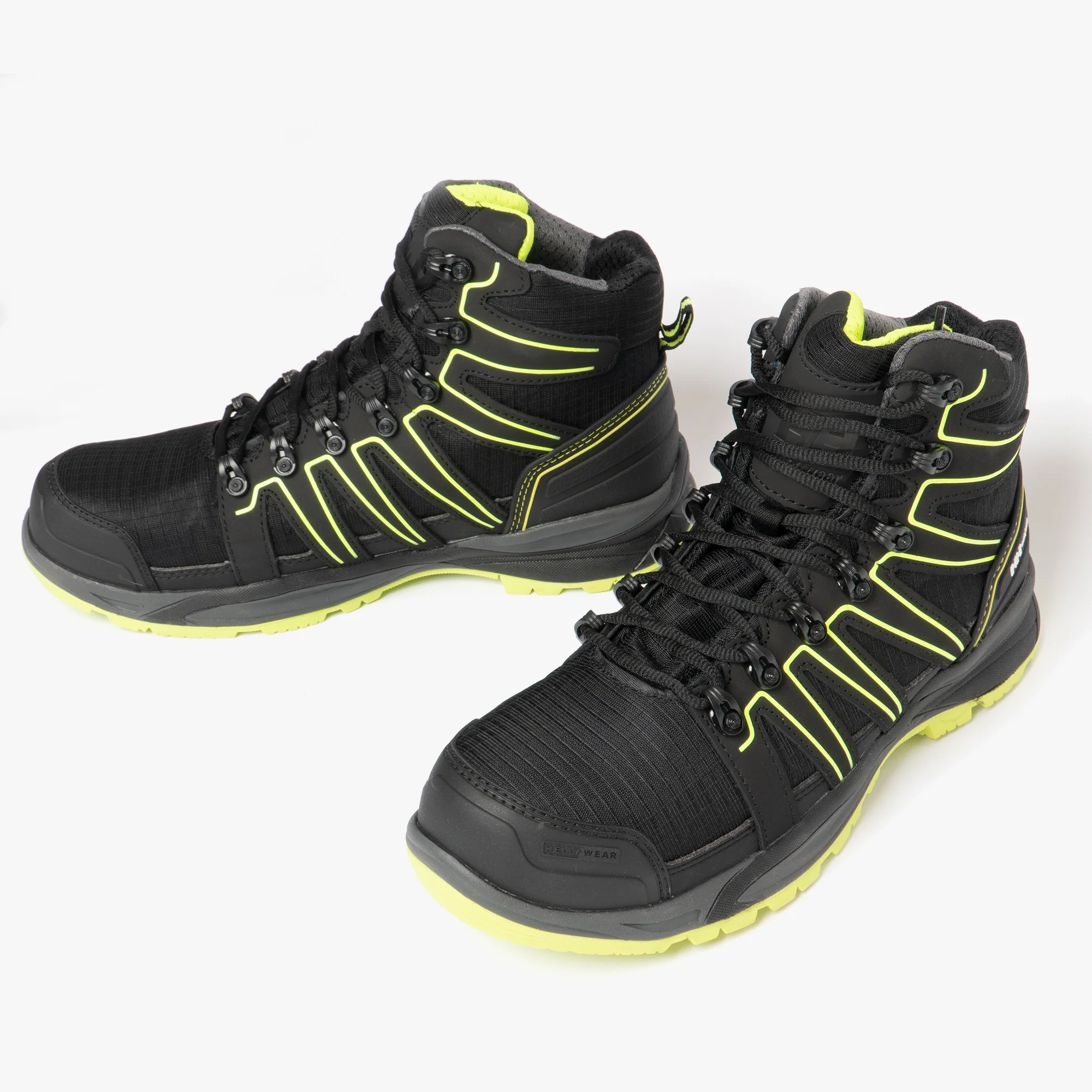 Helly Hansen ADDVIS MID Mens Safety Boots Black/Yellow - Image 3