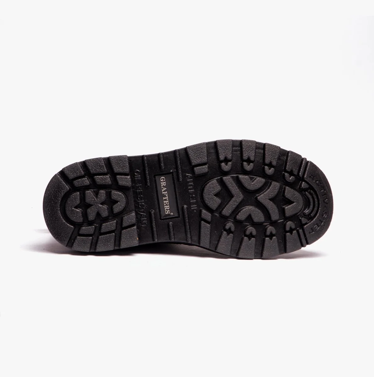 Grafters APPRENTICE Unisex Leather Safety Boots Brown - Image 14