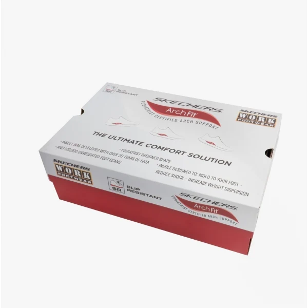 Skechers Work 200025EC ARCH FIT - AXTELL SR Mens Occupational Trainers Black - Image 5