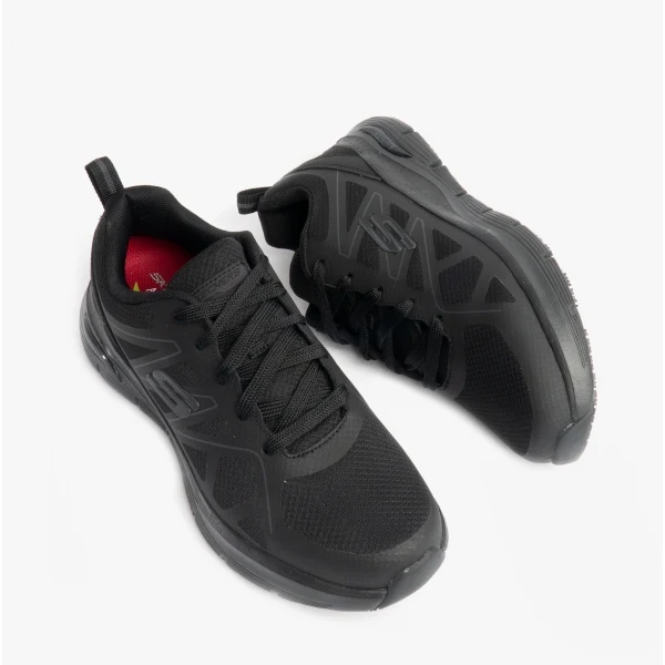 Skechers Work 200025EC ARCH FIT - AXTELL SR Mens Occupational Trainers Black - Image 7