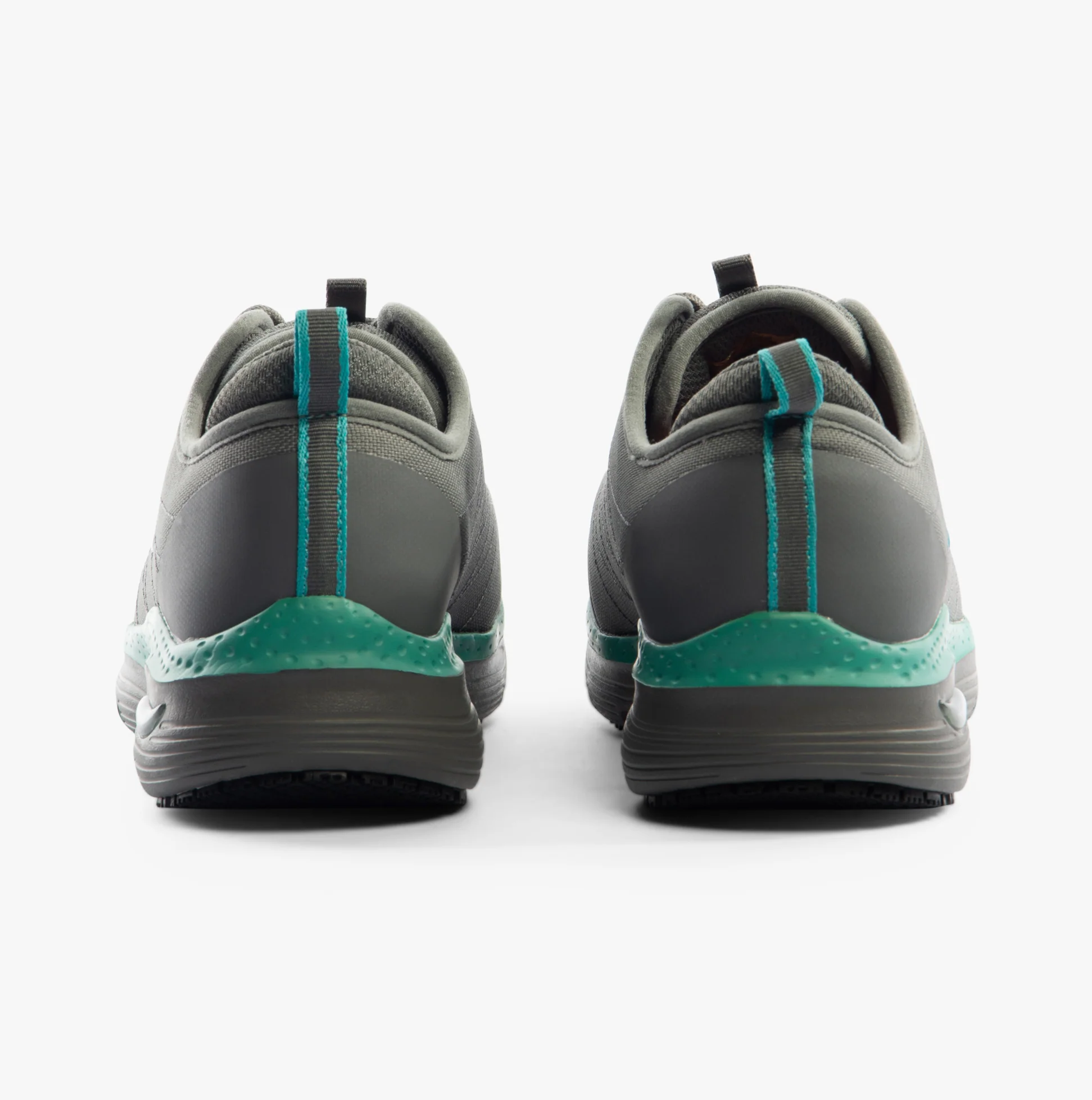 Skechers Work 108075EC ARCH FIT SR - EBINAL Womens Safety Trainers Grey/Aqua - Image 4