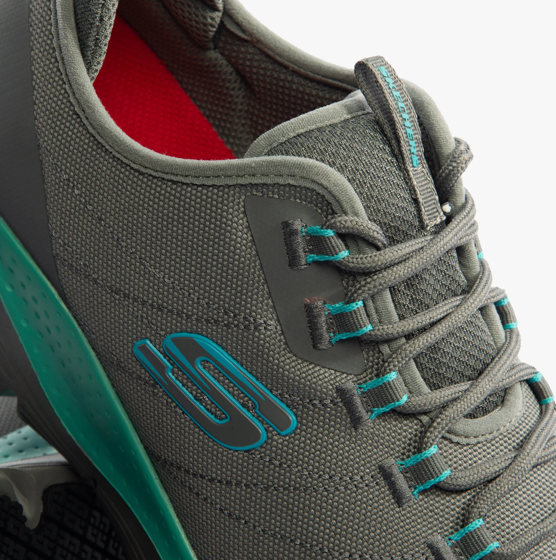 Skechers Work 108075EC ARCH FIT SR - EBINAL Womens Safety Trainers Grey/Aqua - Image 5