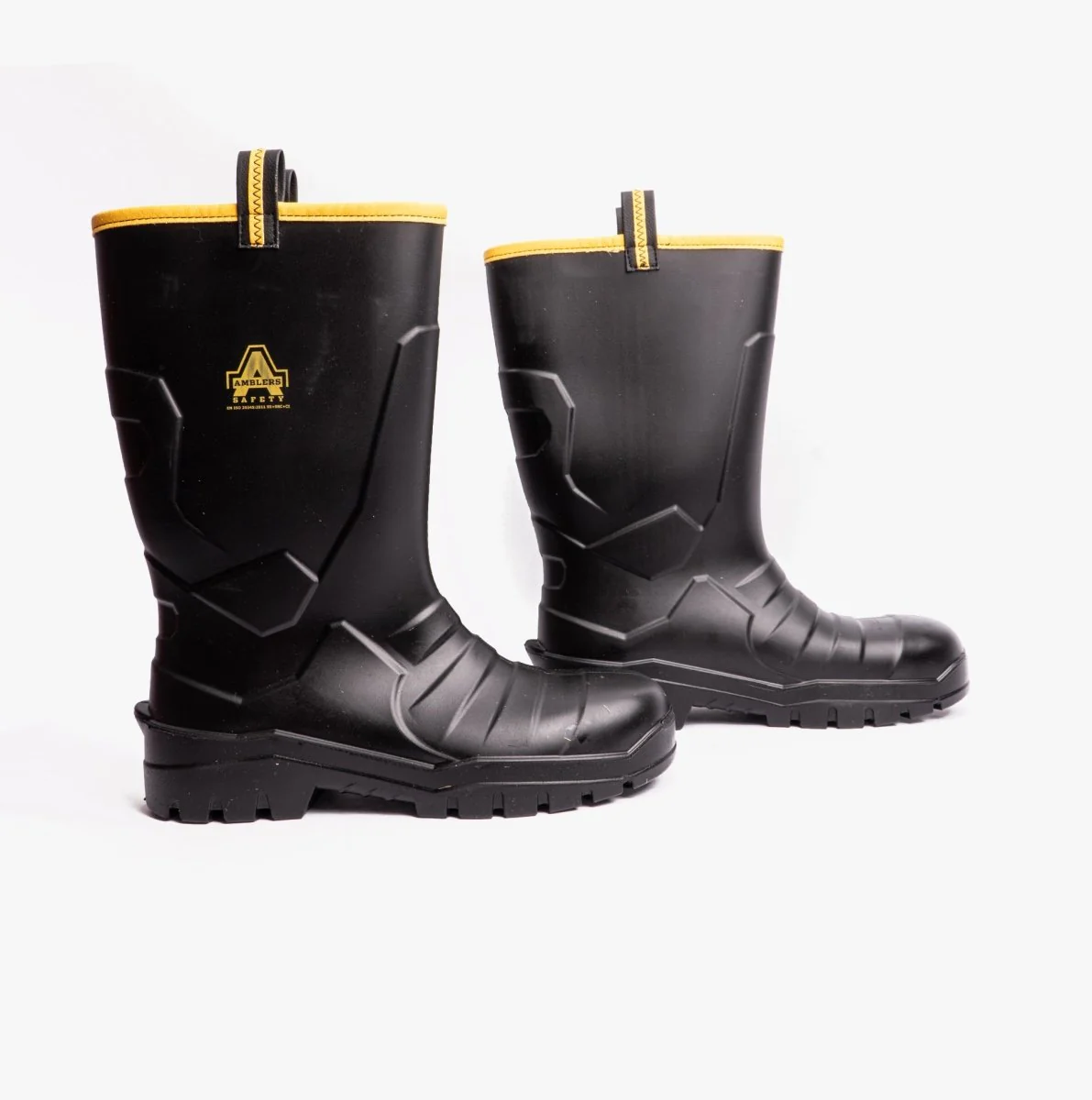 Amblers Safety AS1008 Unisex Safety Wellington Boots Black - Image 9