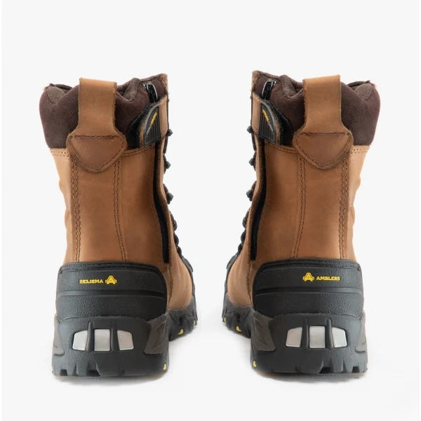 Amblers Safety PILLAR Mens Leather Waterproof Safety Boots Brown - Image 5