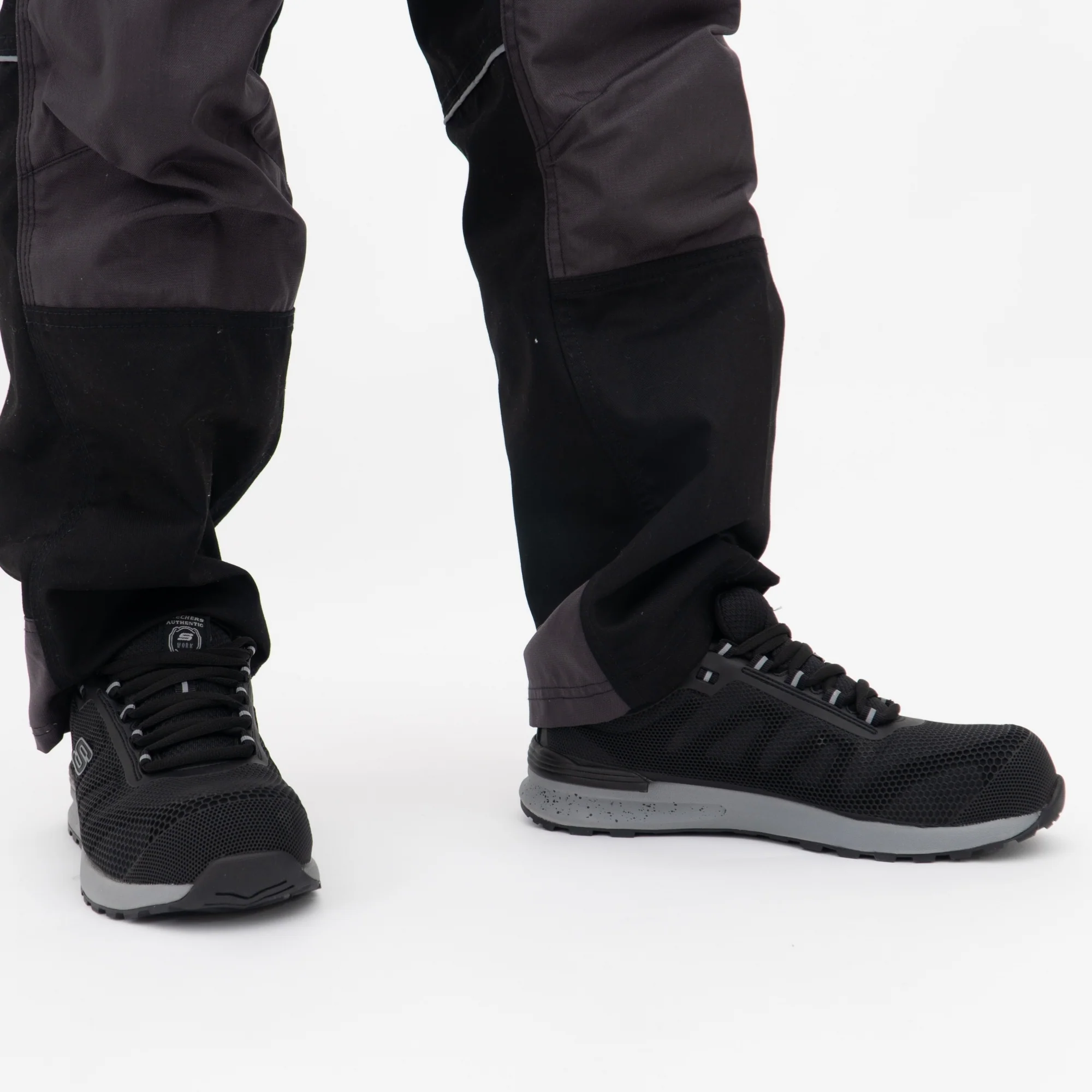 Skechers Work 77180EC BULKLIN - LYNDALE Mens Safety Trainers Black - Image 7