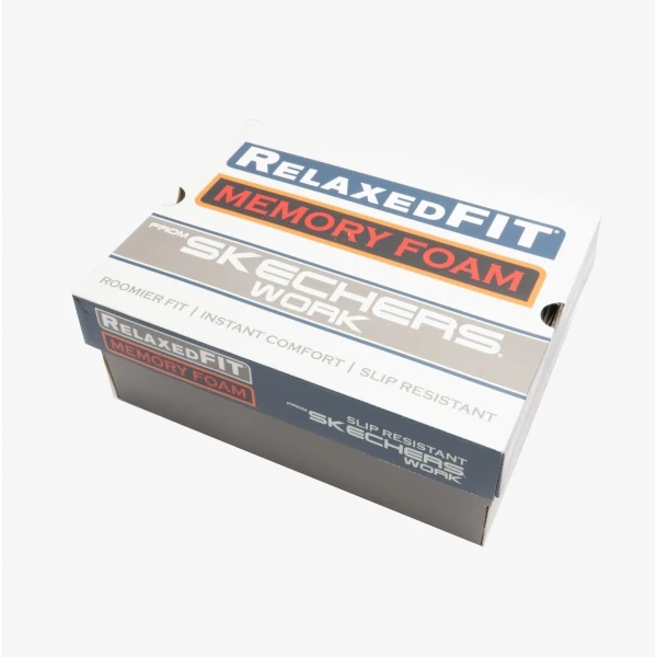 Skechers Work 77071EC FLEX ADVANTAGE- BRONWOOD SR Mens Occupational Shoes Black - Image 5