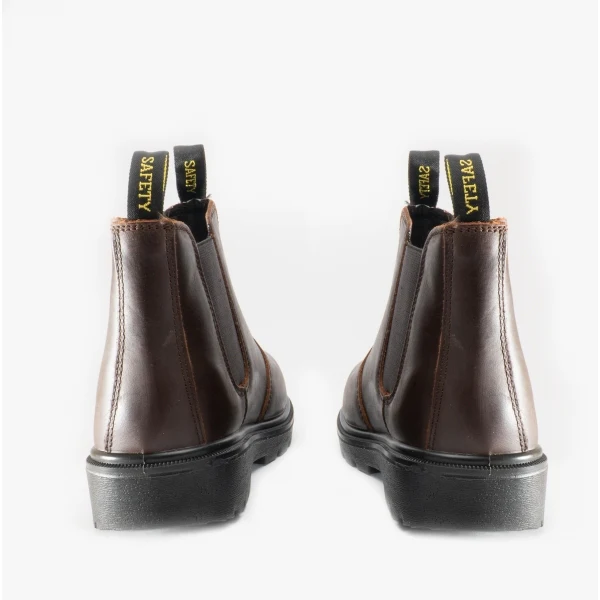 Amblers Safety FS128 Unisex Leather Safety Boots Brown - Image 5