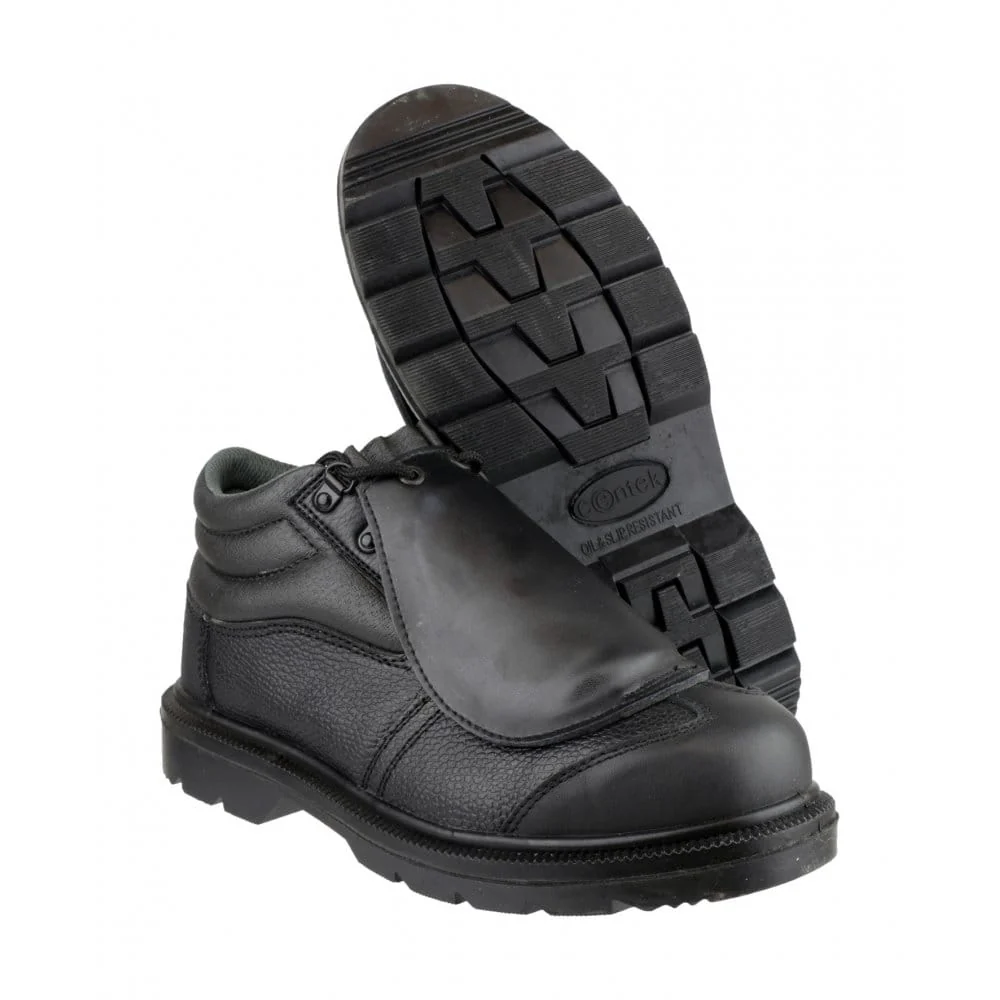 Centek FS333 METATARSAL Mens Leather Safety Boots Black - Image 4