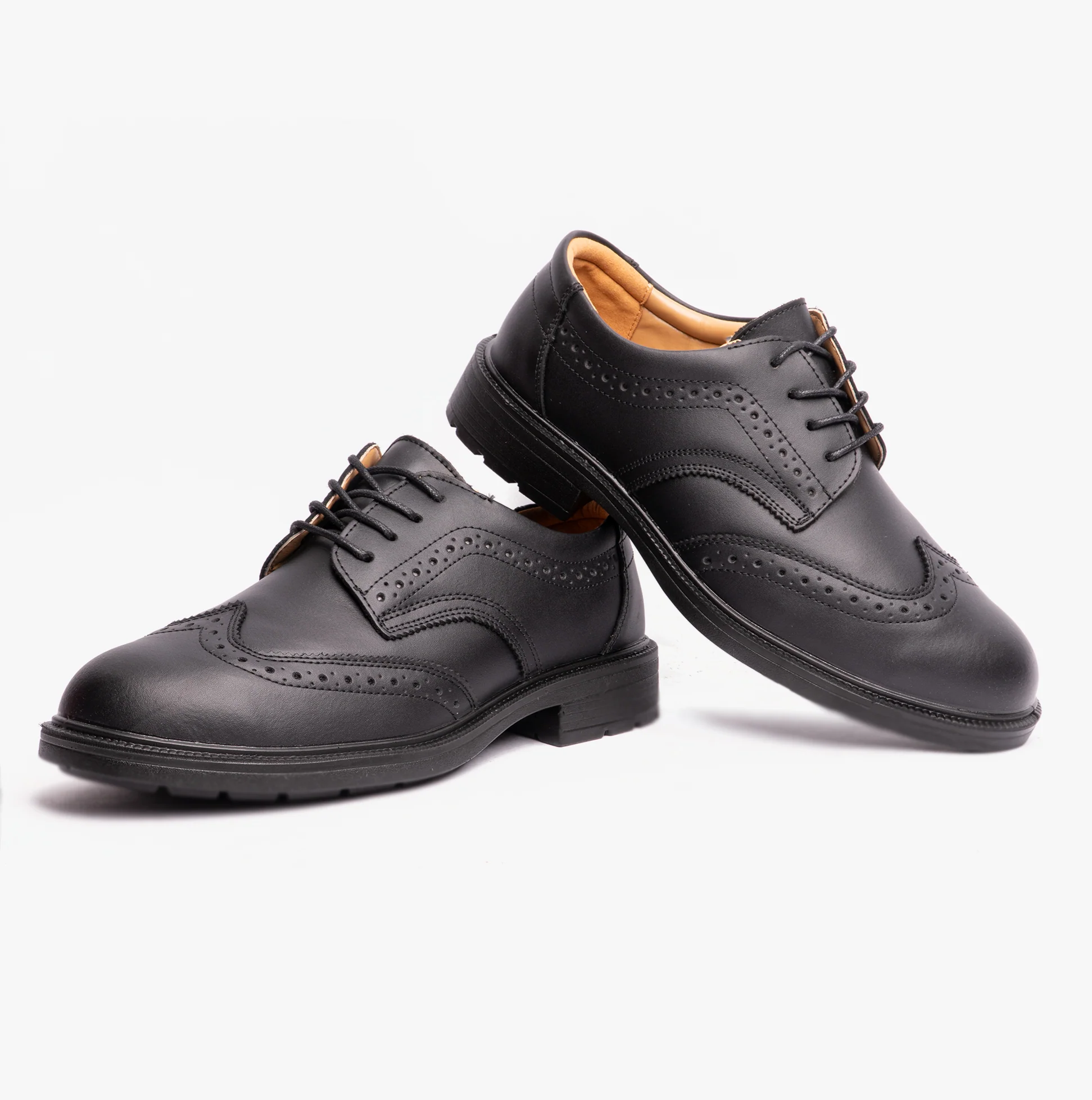 Amblers Safety FS44 Mens Leather Safety Shoes Black - Image 3