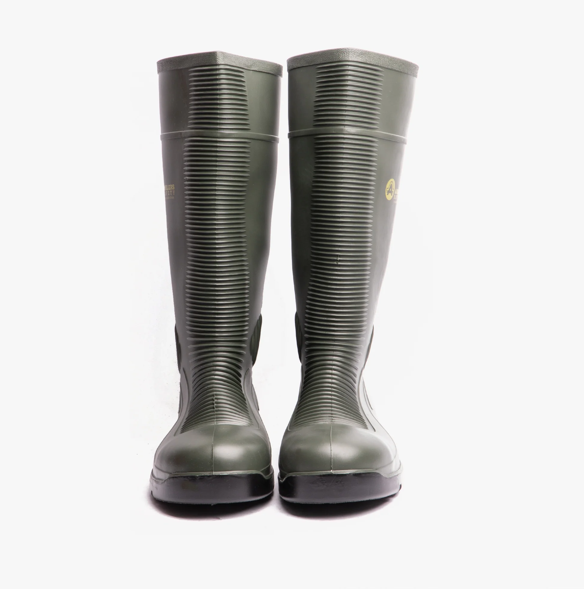 Amblers Safety FS99 Unisex Steel Safety Wellington Boots Green - Image 4