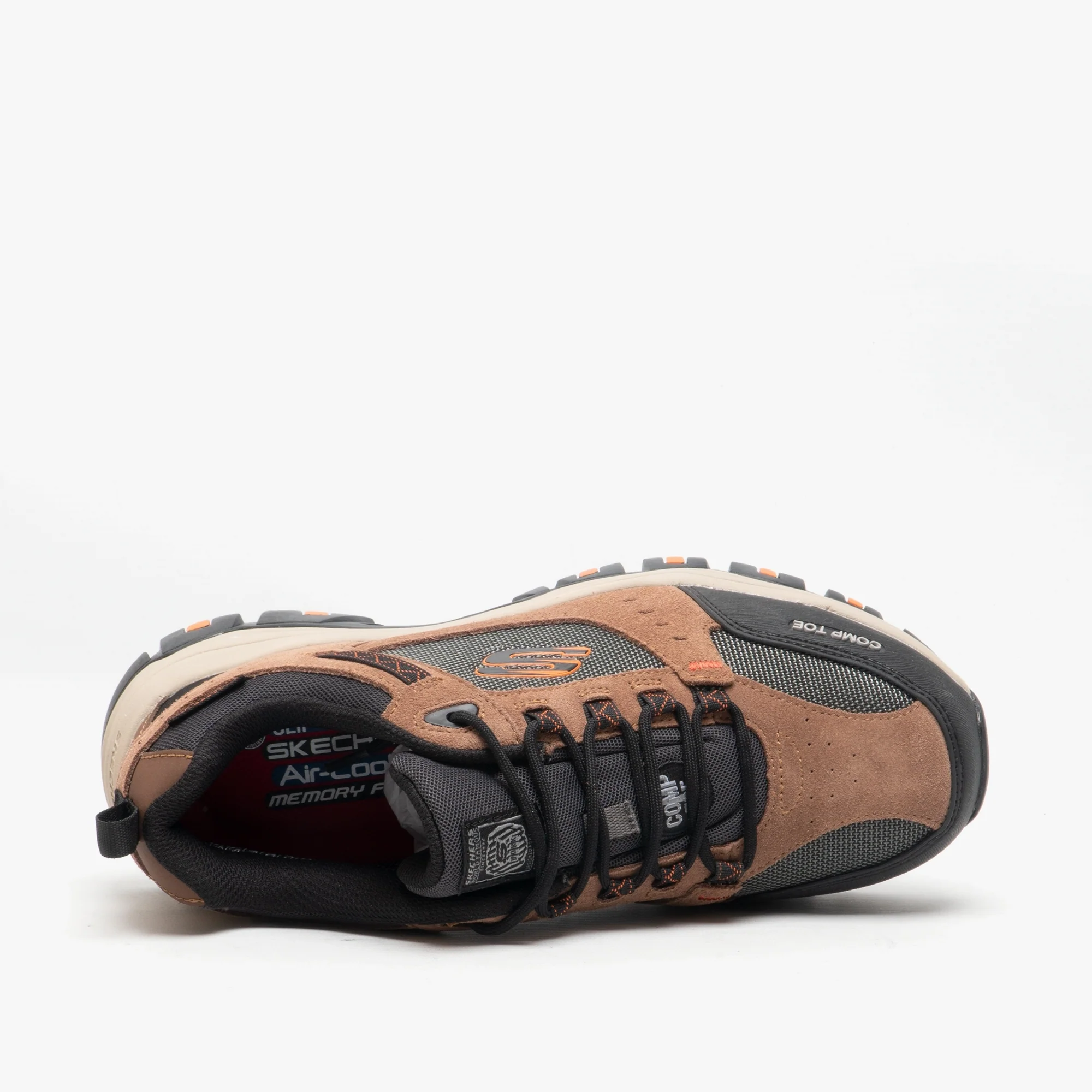 Skechers Work 77183EC GREETAH Mens Safety Trainers Brown/Black - Image 4