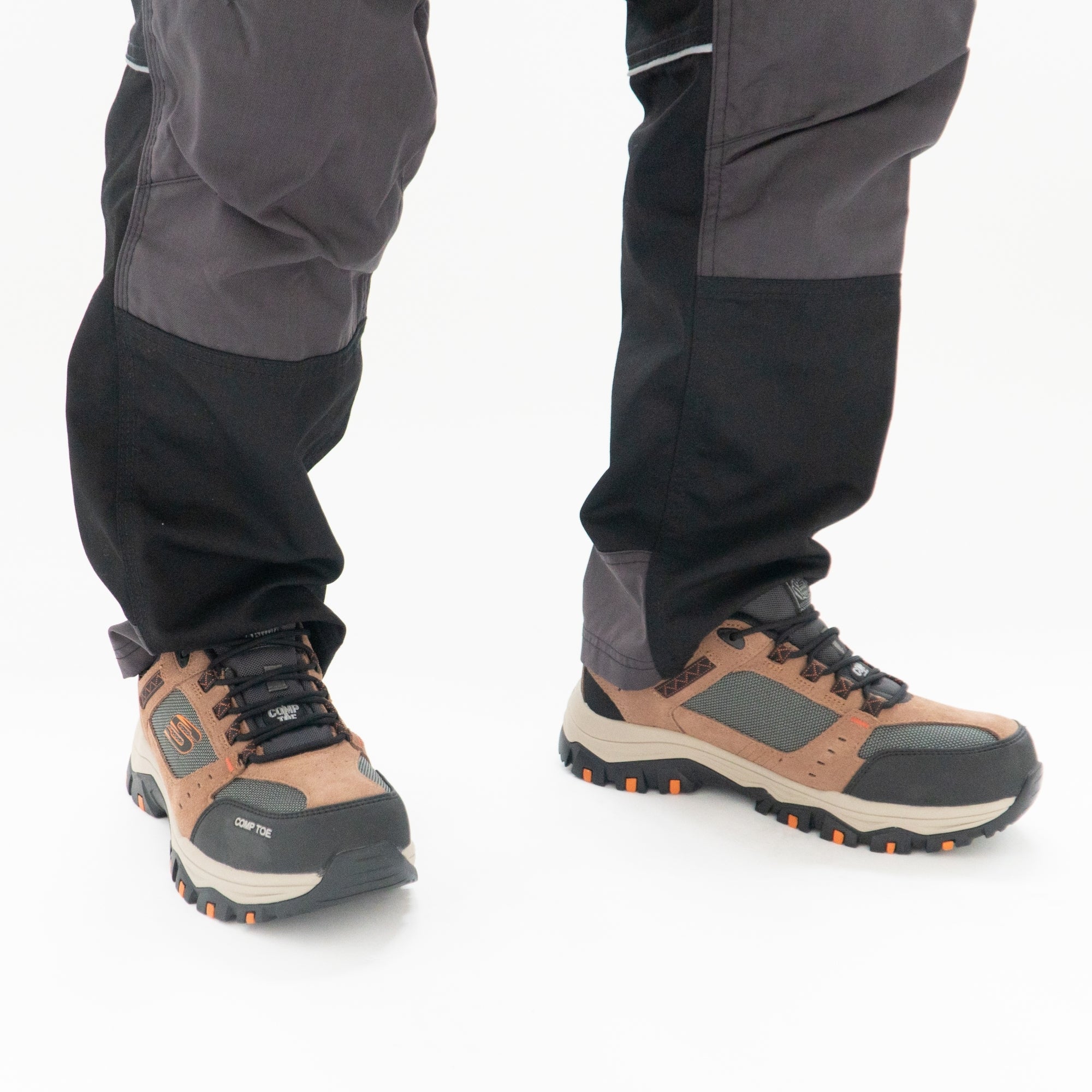 Skechers Work 77183EC GREETAH Mens Safety Trainers Brown/Black - Image 7