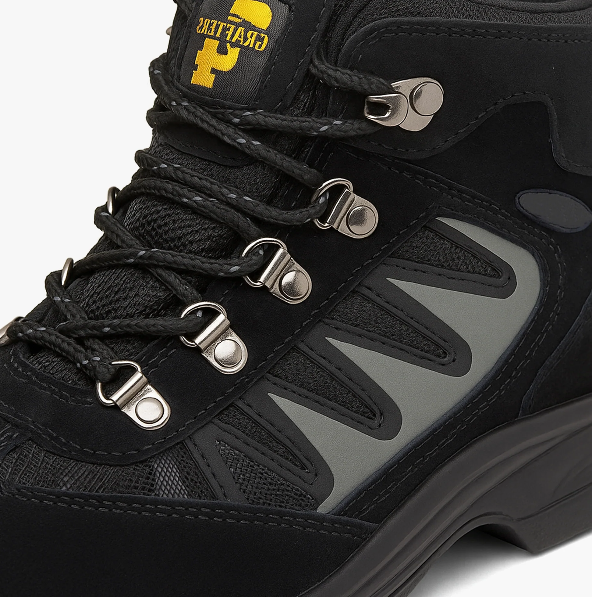 Grafters M074A Mens Safety Ankle Boots Black - Image 4