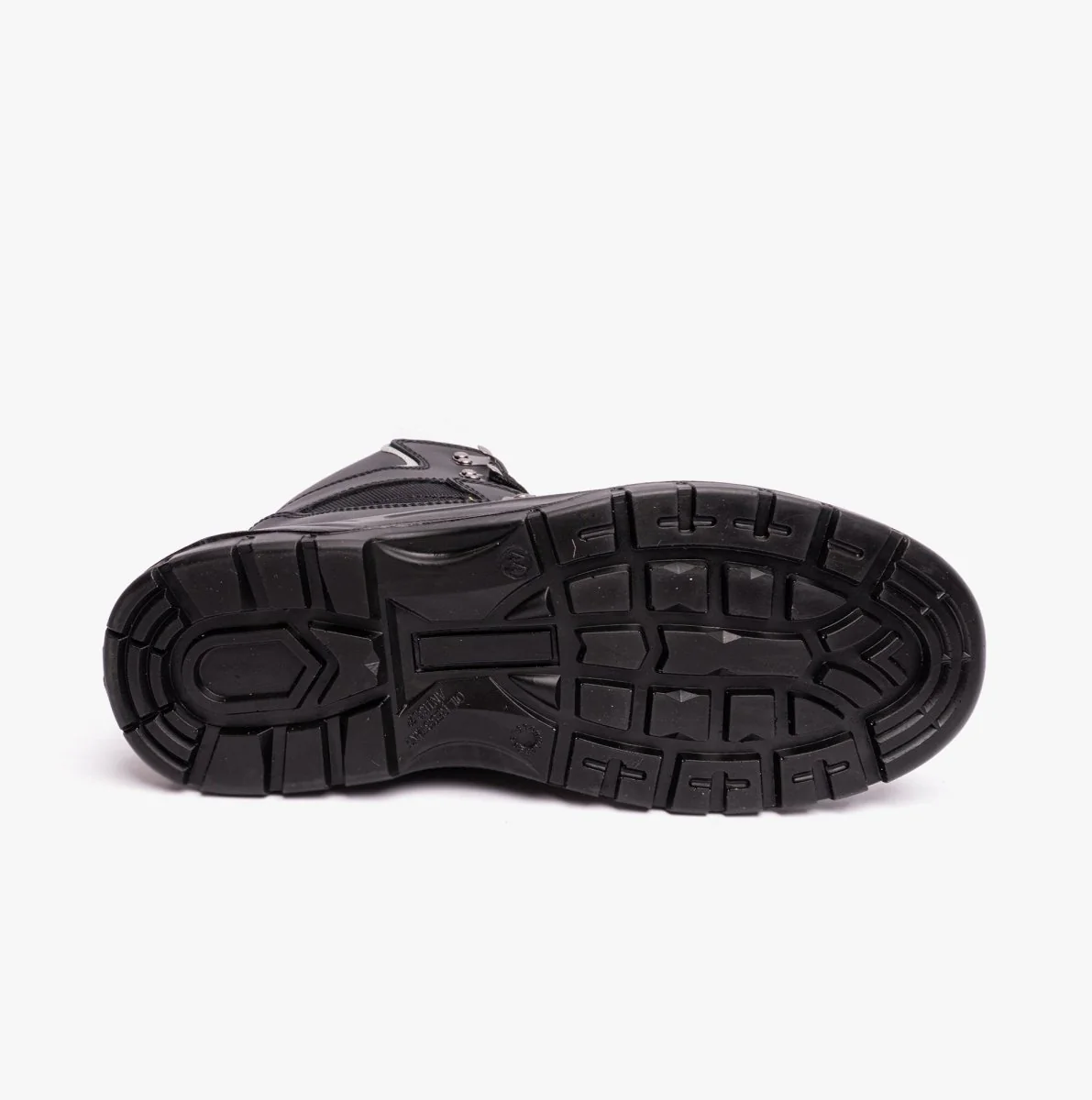 M161A Unisex Leather Safety Boots Black - Image 5