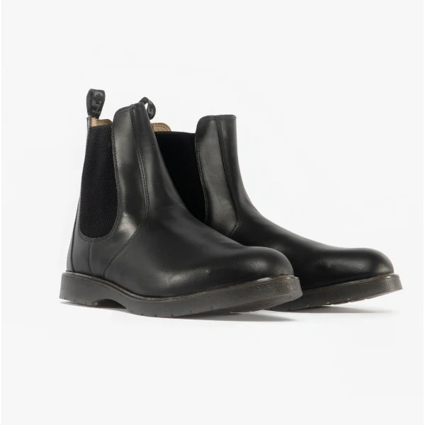 Grafters BELGRAVIA Unisex Chelsea Boots Black - Image 5