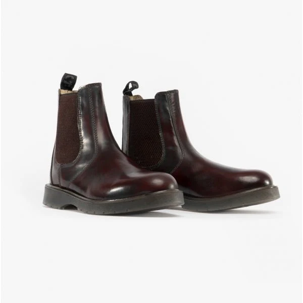 Grafters BELGRAVIA Unisex Chelsea Boots Oxblood - Image 10