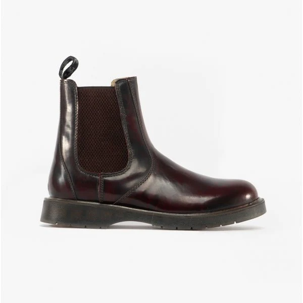 Grafters BELGRAVIA Unisex Chelsea Boots Oxblood - Image 7