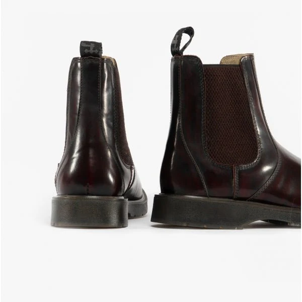 Grafters BELGRAVIA Unisex Chelsea Boots Oxblood - Image 8