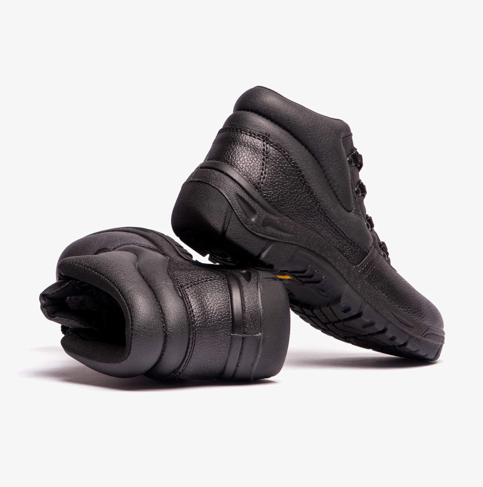 Grafters M5501A Unisex Leather Safety Boots Black - Image 5