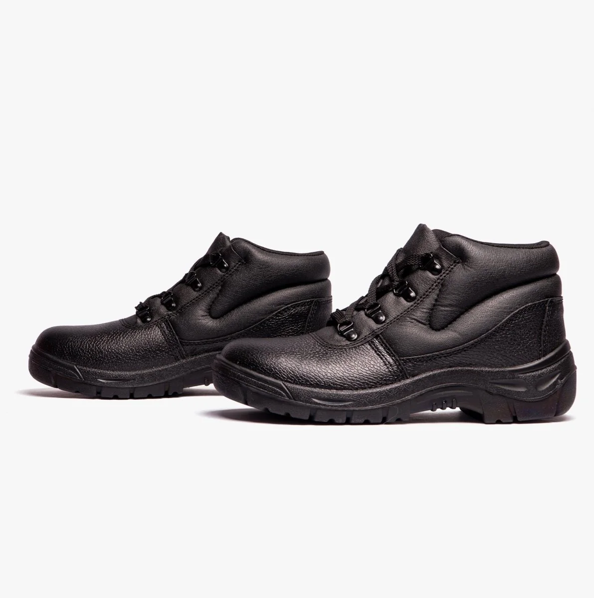 Grafters M5501A Unisex Leather Safety Boots Black - Image 9