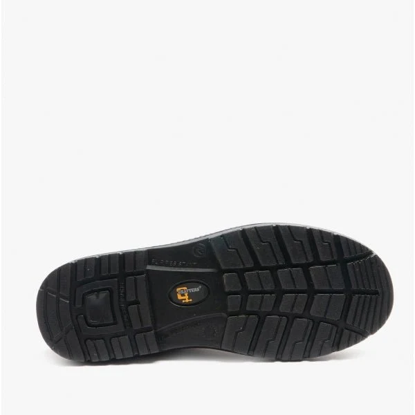 Grafters M9568B Unisex Leather Dealer Safety Boots Brown - Image 9