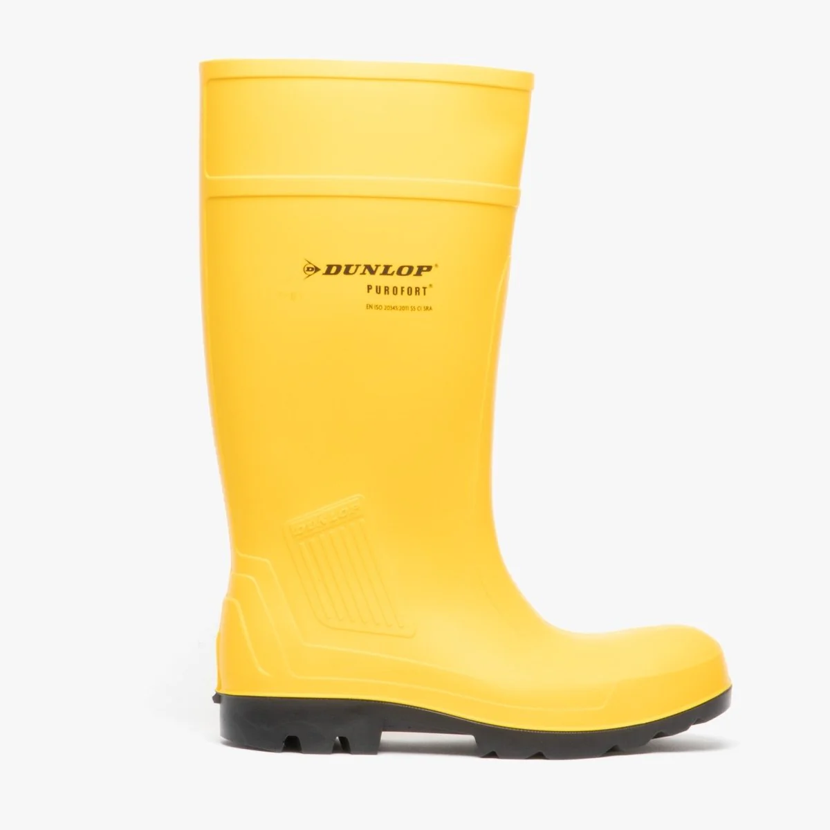 Dunlop PUROFORT Unisex Safety Wellington Boots Yellow - Image 7