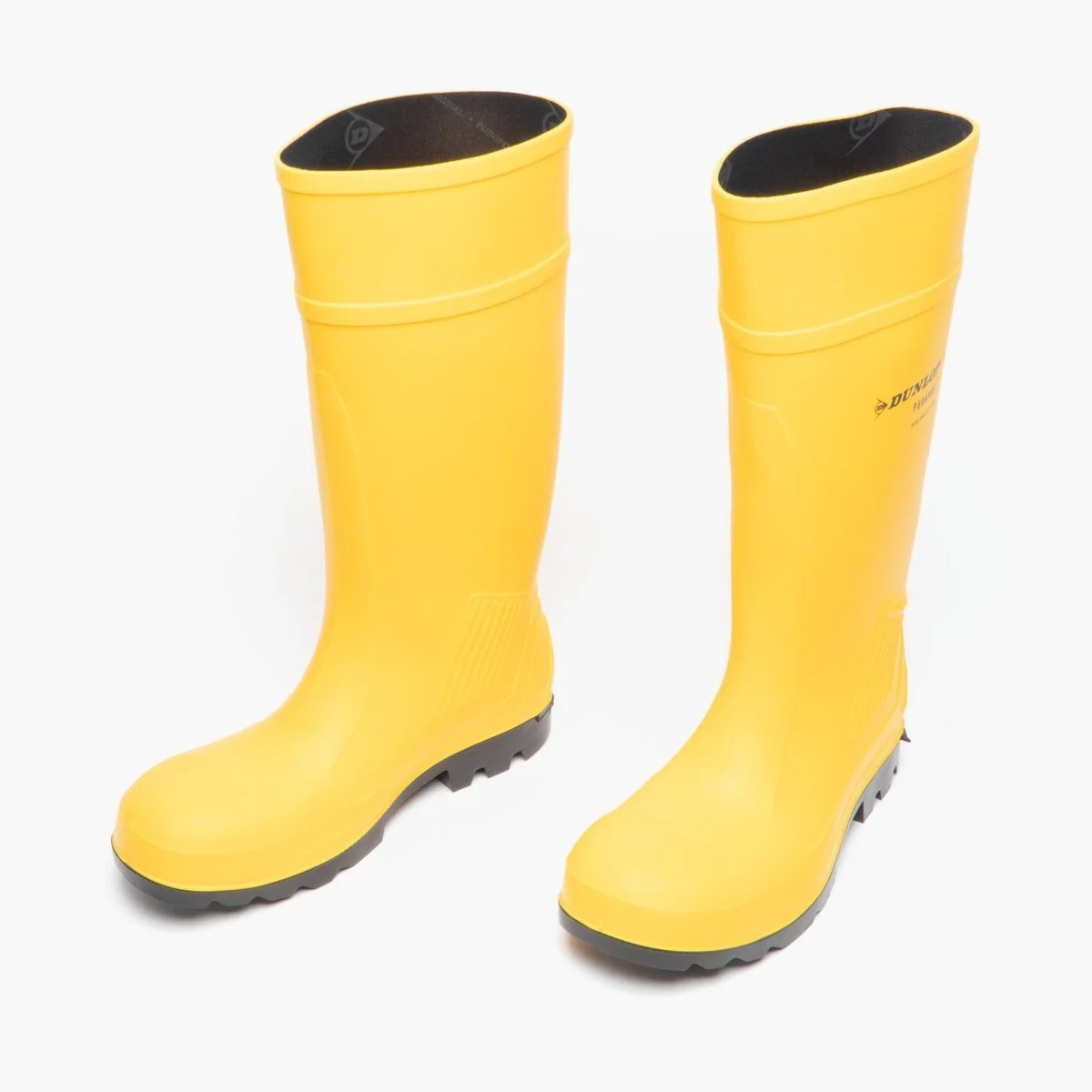 Dunlop PUROFORT Unisex Safety Wellington Boots Yellow - Image 9