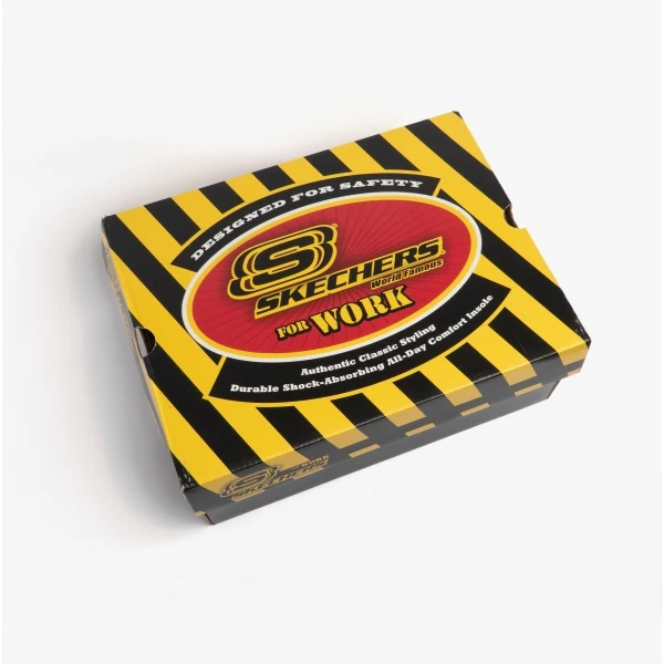 Skechers Work 200046EC PUXAL Mens Safety Trainers Black/Blue - Image 8