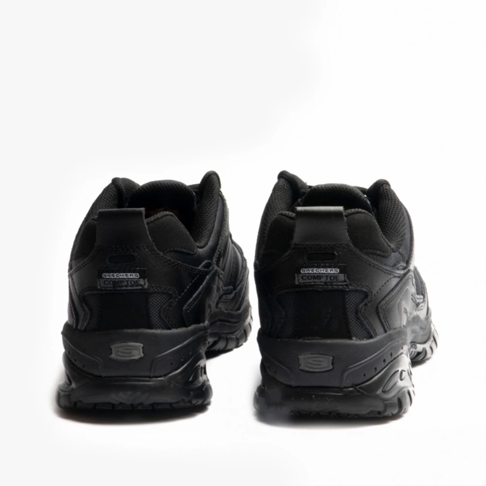 Skechers Work 77013EC/BLK SOFT STRIDE-GRINNEL Mens Safety Trainers Black - Image 5