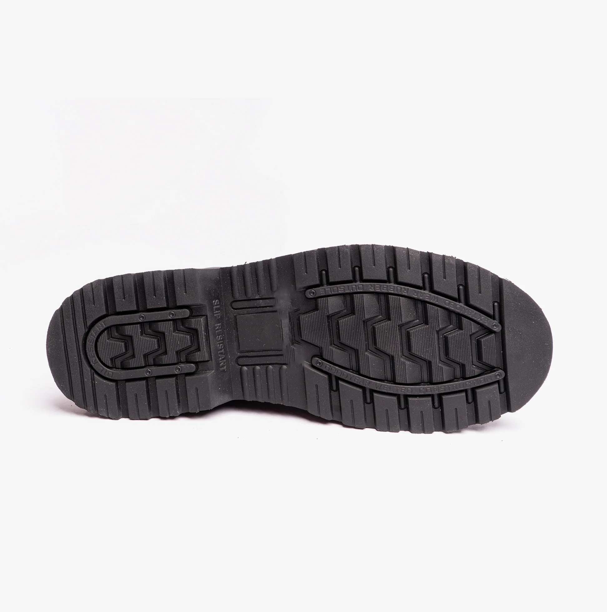 Woodland RICK Mens Leather Work Boots Black - Image 6