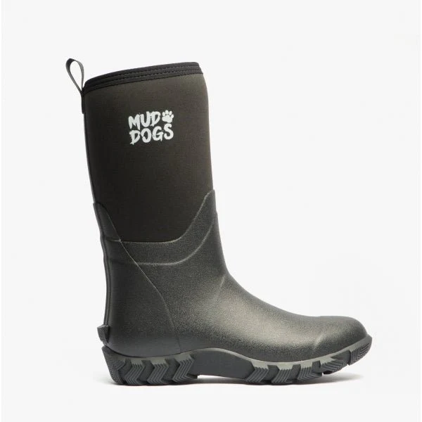 Mud Dogs RUTLAND MID Unisex Neoprene Wellies Black - Image 10