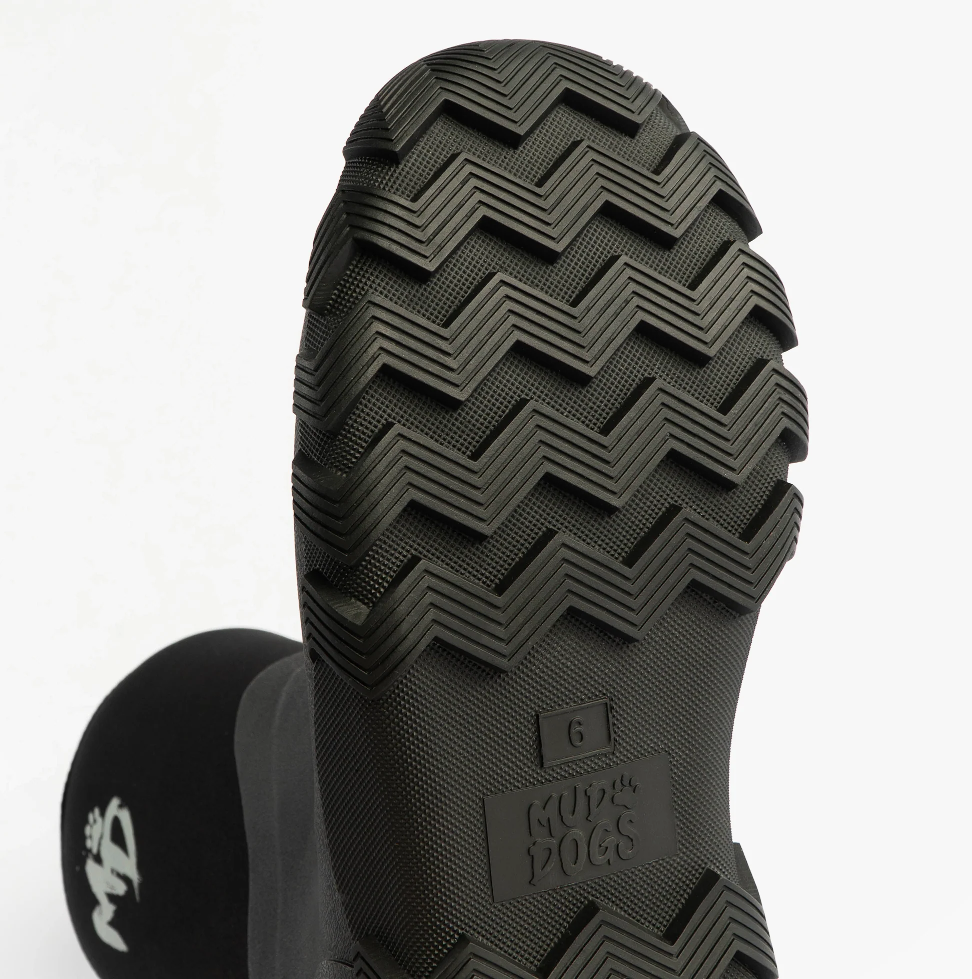 Mud Dogs RUTLAND MID Unisex Neoprene Wellies Black - Image 4