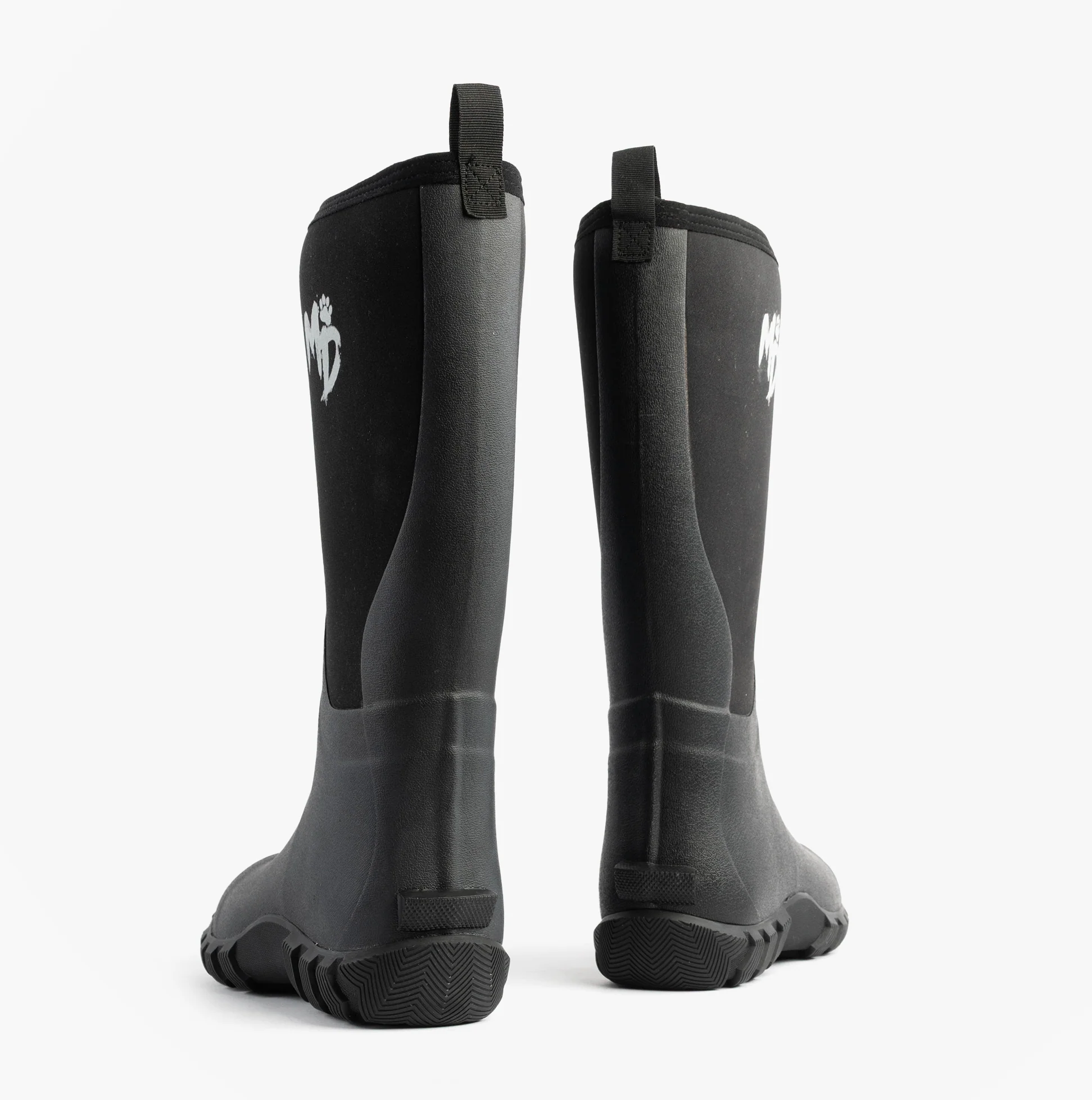 Mud Dogs RUTLAND TALL Neoprene Wellies Black - Image 5