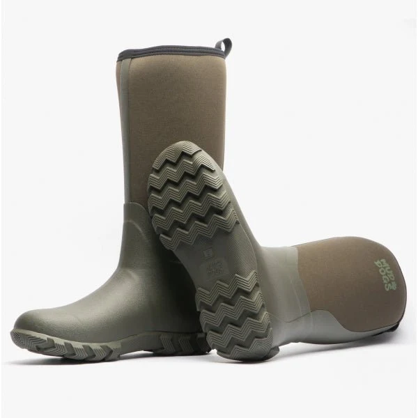 Mud Dogs RUTLAND TALL Neoprene Wellies Olive - Image 18