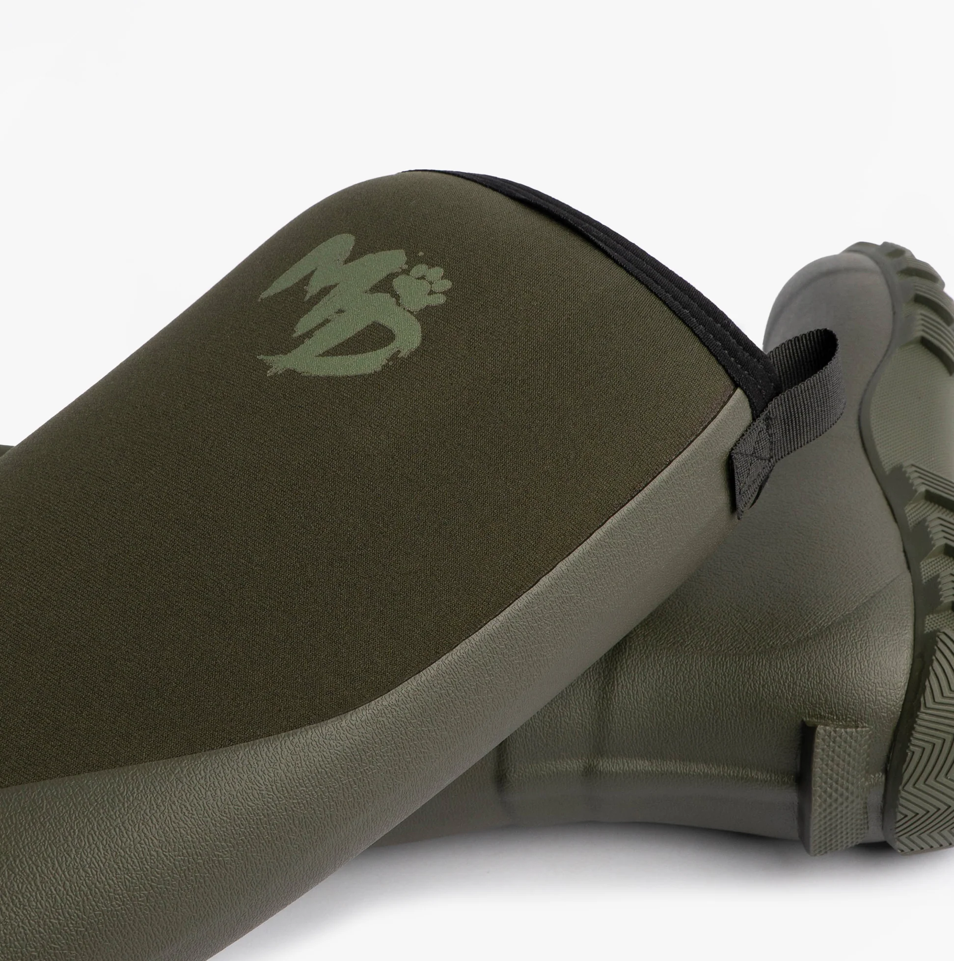 Mud Dogs RUTLAND TALL Neoprene Wellies Olive - Image 8