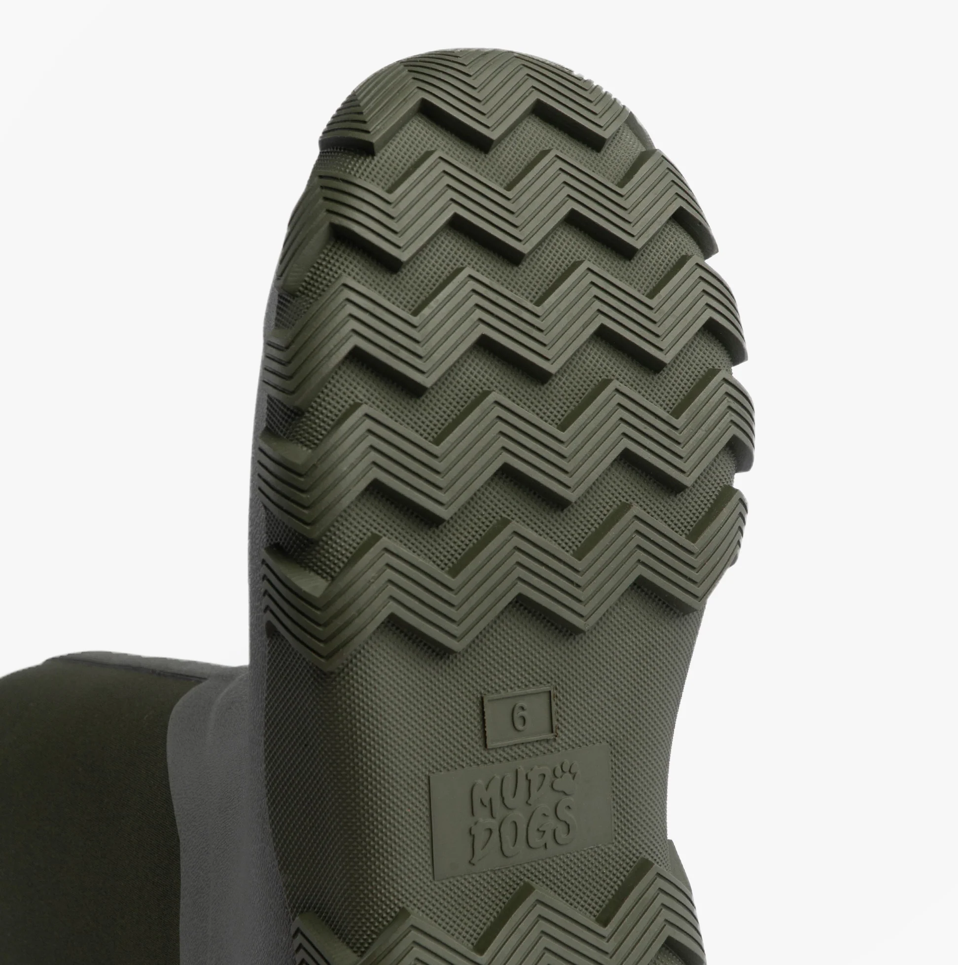 Mud Dogs RUTLAND TALL Neoprene Wellies Olive - Image 9
