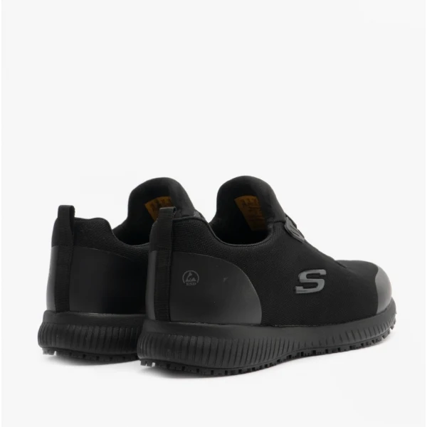 Skechers Work 200051EC SQUAD - MYTON SR Mens Occupational Trainers Black - Image 5
