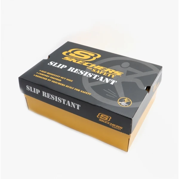 Skechers Work 200051EC SQUAD - MYTON SR Mens Occupational Trainers Black - Image 7