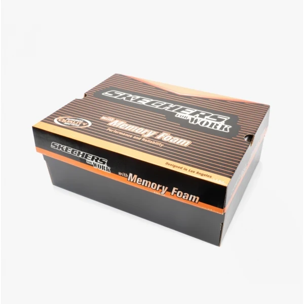 Skechers Work 200013EC SYNERGY - OMAT Mens Safety Trainers Black - Image 7