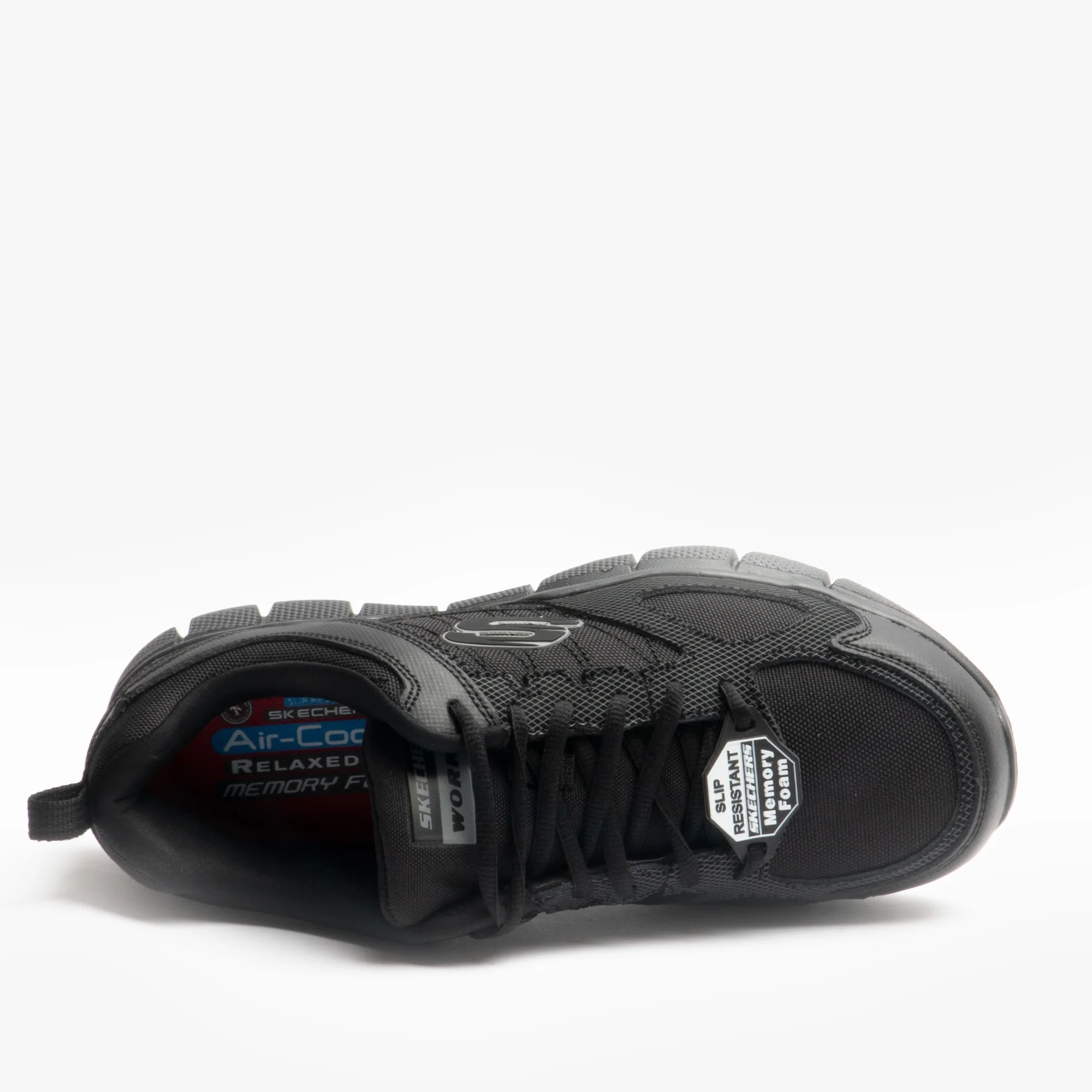 Skechers Work 77152EC TELFIN - SANPHET SR Mens Occupational Trainers Black - Image 5