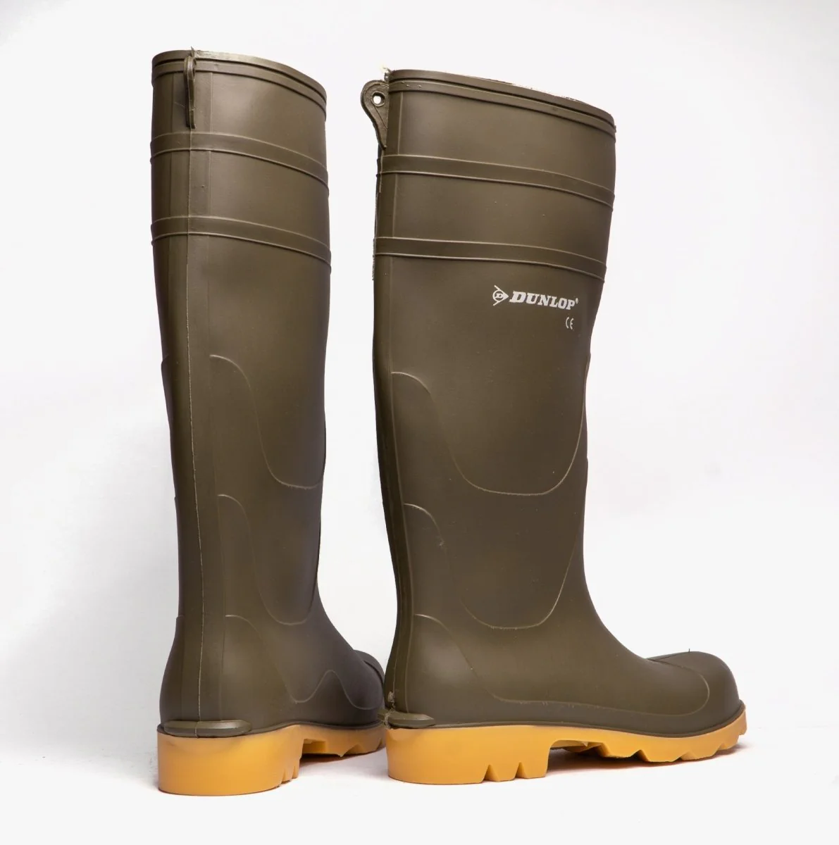 UNIVERSAL Mens Non-Safety Wellington Boots Green - Image 3