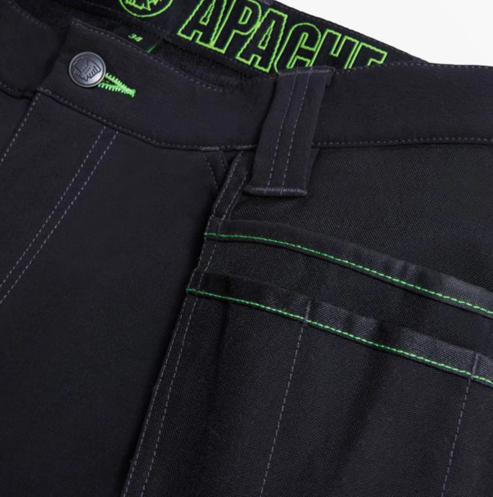 Apache WHISTLER Mens Workwear Shorts Black - Image 3